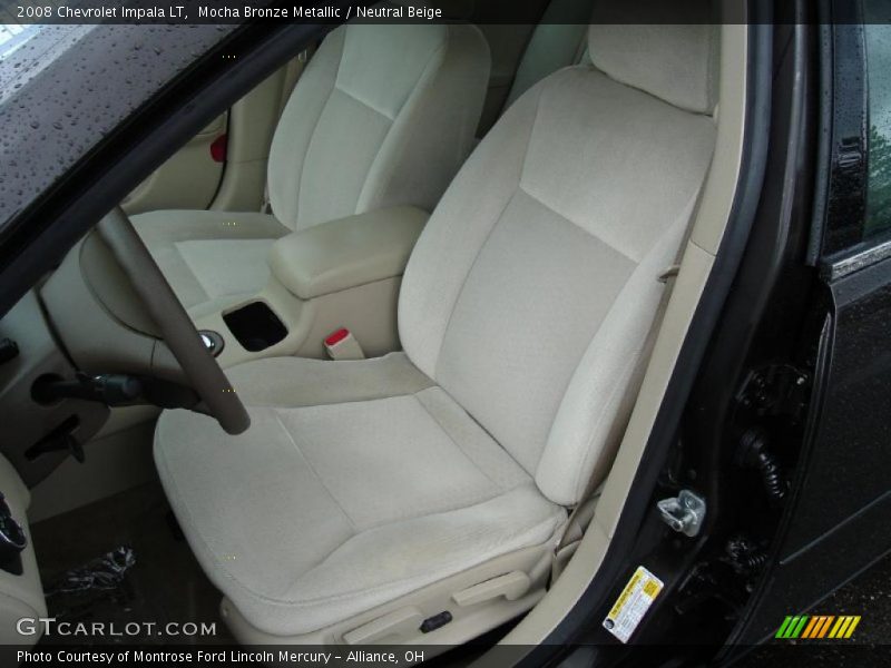 Mocha Bronze Metallic / Neutral Beige 2008 Chevrolet Impala LT
