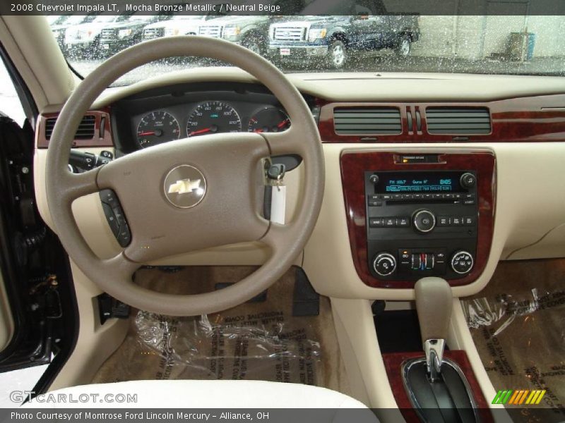 Mocha Bronze Metallic / Neutral Beige 2008 Chevrolet Impala LT