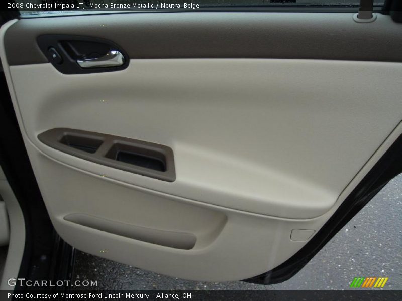 Mocha Bronze Metallic / Neutral Beige 2008 Chevrolet Impala LT