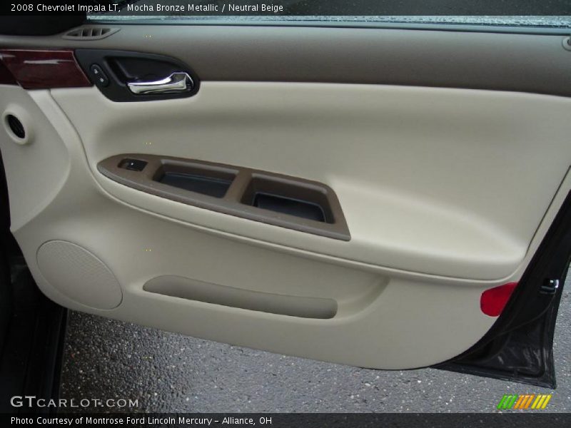 Mocha Bronze Metallic / Neutral Beige 2008 Chevrolet Impala LT