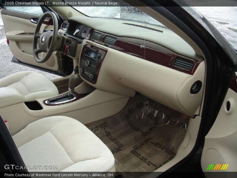 Mocha Bronze Metallic / Neutral Beige 2008 Chevrolet Impala LT