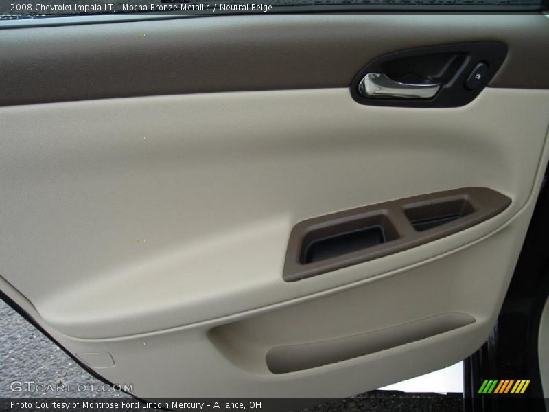 Mocha Bronze Metallic / Neutral Beige 2008 Chevrolet Impala LT