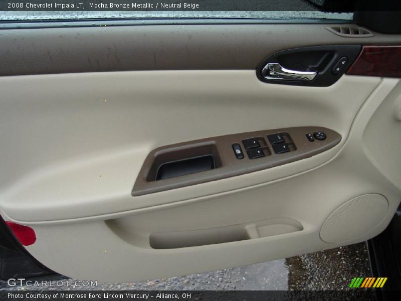 Mocha Bronze Metallic / Neutral Beige 2008 Chevrolet Impala LT