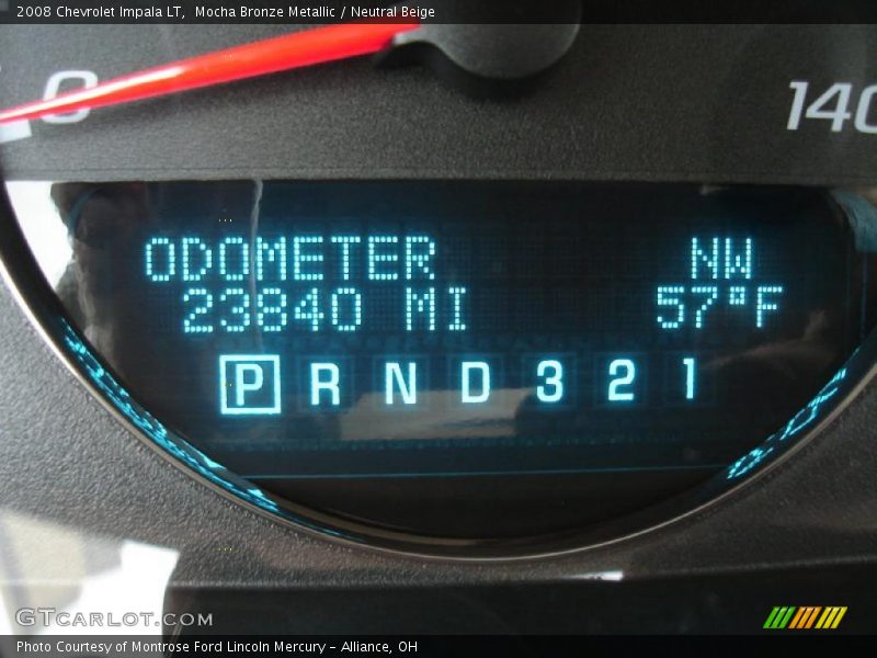 Mocha Bronze Metallic / Neutral Beige 2008 Chevrolet Impala LT