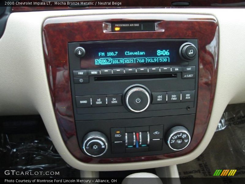 Mocha Bronze Metallic / Neutral Beige 2008 Chevrolet Impala LT