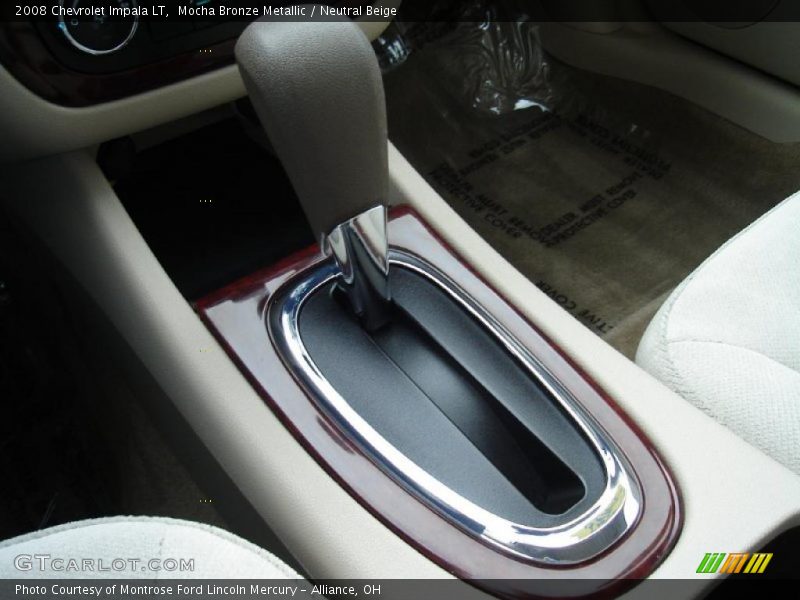 Mocha Bronze Metallic / Neutral Beige 2008 Chevrolet Impala LT