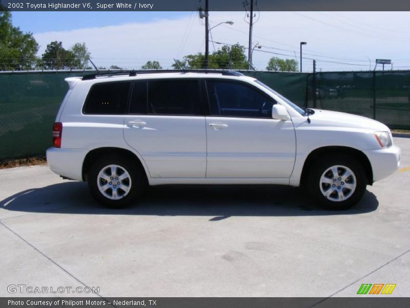 Super White / Ivory 2002 Toyota Highlander V6