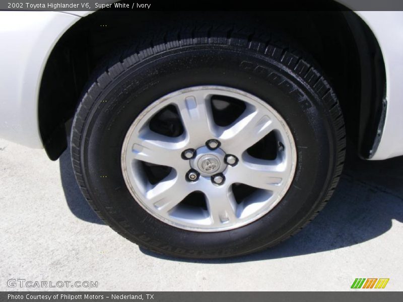 Super White / Ivory 2002 Toyota Highlander V6