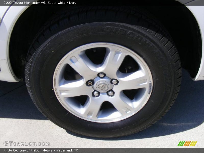 Super White / Ivory 2002 Toyota Highlander V6