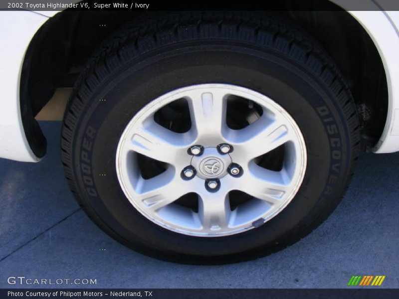 Super White / Ivory 2002 Toyota Highlander V6