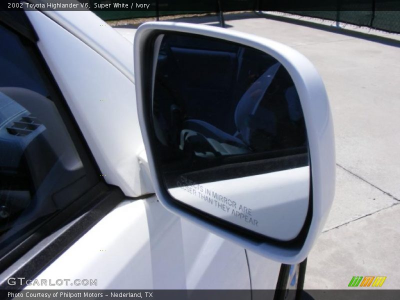 Super White / Ivory 2002 Toyota Highlander V6