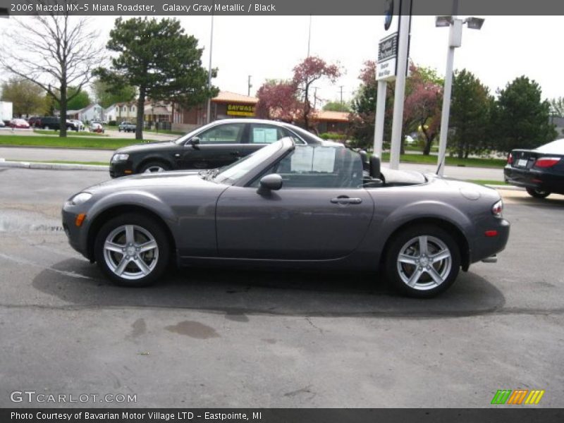 Galaxy Gray Metallic / Black 2006 Mazda MX-5 Miata Roadster