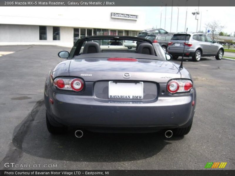Galaxy Gray Metallic / Black 2006 Mazda MX-5 Miata Roadster