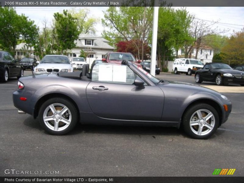 Galaxy Gray Metallic / Black 2006 Mazda MX-5 Miata Roadster