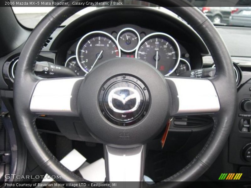 Galaxy Gray Metallic / Black 2006 Mazda MX-5 Miata Roadster