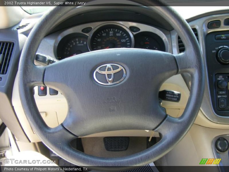 Super White / Ivory 2002 Toyota Highlander V6