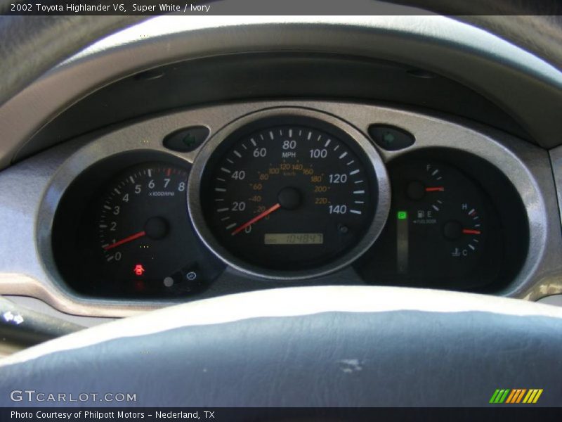 Super White / Ivory 2002 Toyota Highlander V6
