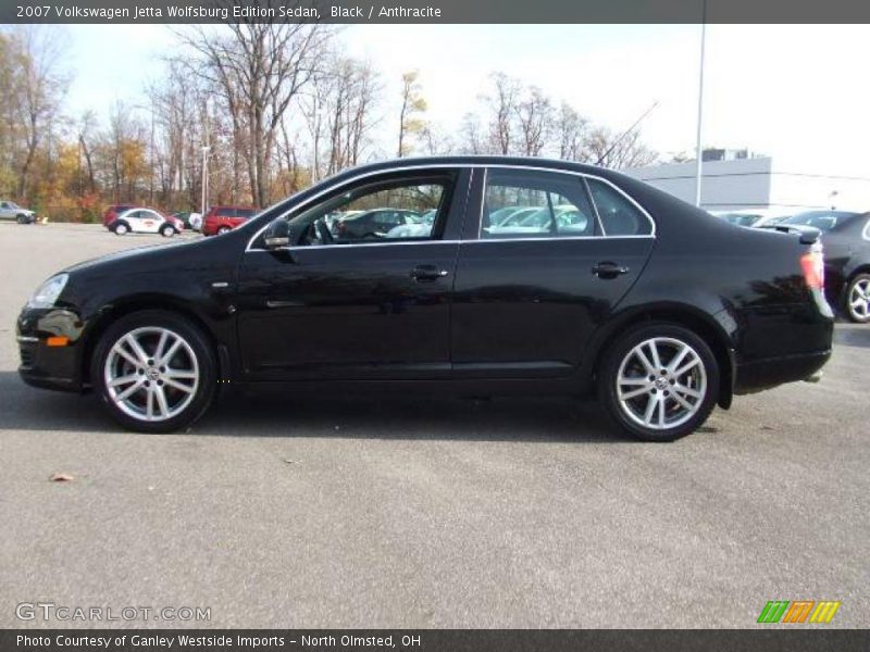 Black / Anthracite 2007 Volkswagen Jetta Wolfsburg Edition Sedan