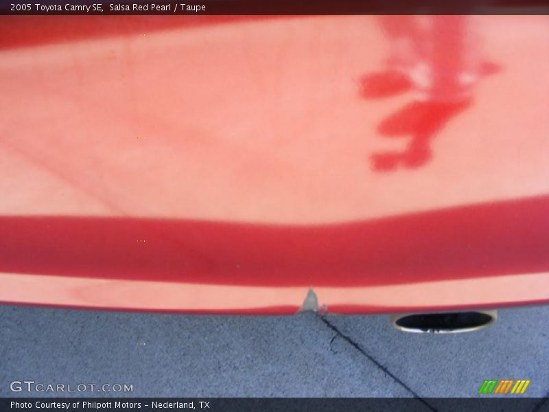 Salsa Red Pearl / Taupe 2005 Toyota Camry SE