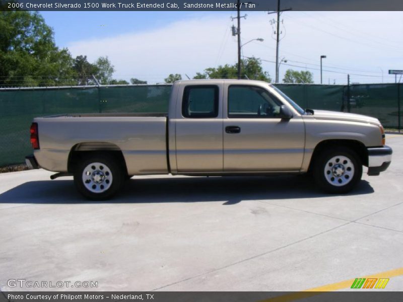 Sandstone Metallic / Tan 2006 Chevrolet Silverado 1500 Work Truck Extended Cab