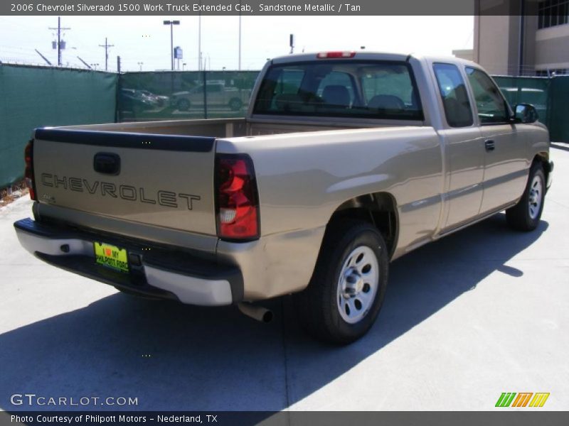 Sandstone Metallic / Tan 2006 Chevrolet Silverado 1500 Work Truck Extended Cab