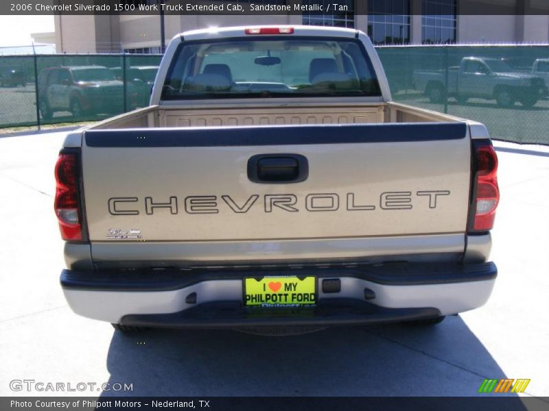 Sandstone Metallic / Tan 2006 Chevrolet Silverado 1500 Work Truck Extended Cab