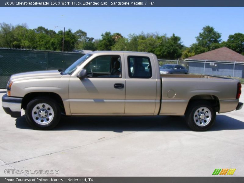 Sandstone Metallic / Tan 2006 Chevrolet Silverado 1500 Work Truck Extended Cab