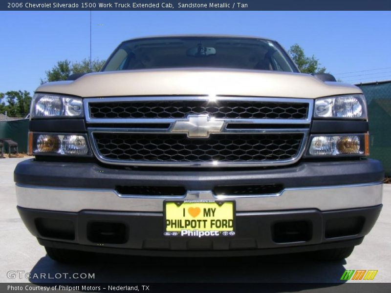 Sandstone Metallic / Tan 2006 Chevrolet Silverado 1500 Work Truck Extended Cab