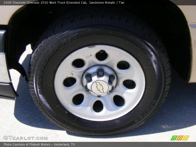Sandstone Metallic / Tan 2006 Chevrolet Silverado 1500 Work Truck Extended Cab