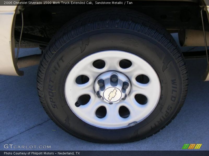 Sandstone Metallic / Tan 2006 Chevrolet Silverado 1500 Work Truck Extended Cab