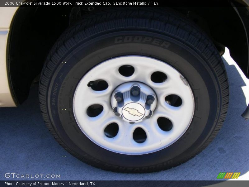 Sandstone Metallic / Tan 2006 Chevrolet Silverado 1500 Work Truck Extended Cab