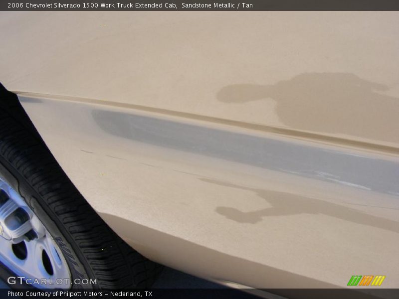 Sandstone Metallic / Tan 2006 Chevrolet Silverado 1500 Work Truck Extended Cab