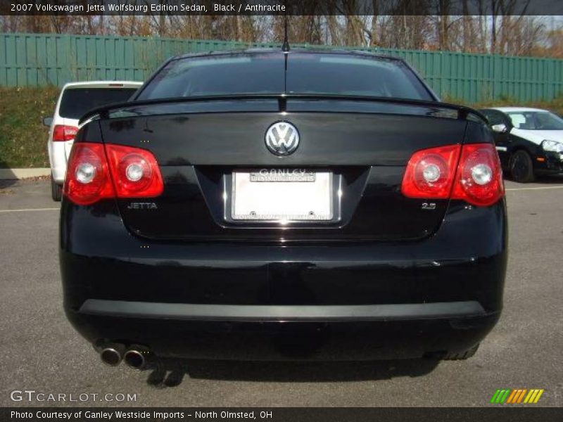 Black / Anthracite 2007 Volkswagen Jetta Wolfsburg Edition Sedan