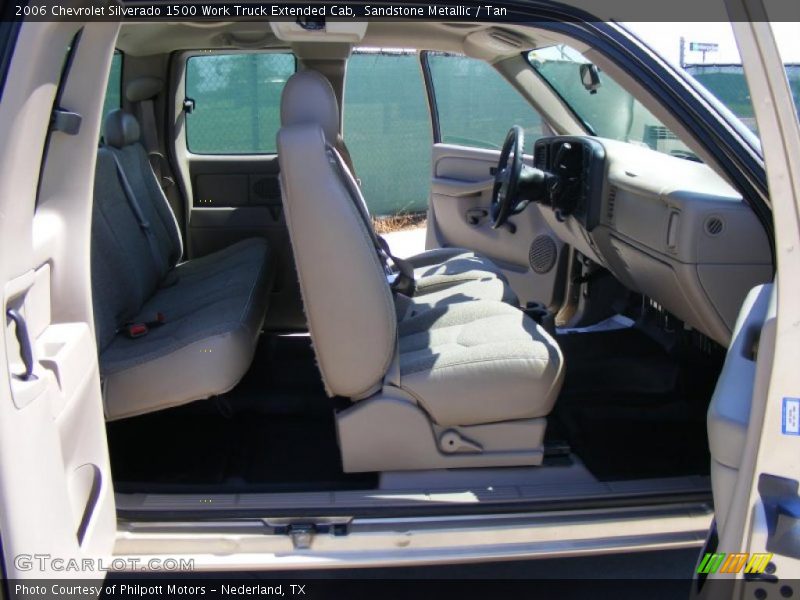 Sandstone Metallic / Tan 2006 Chevrolet Silverado 1500 Work Truck Extended Cab