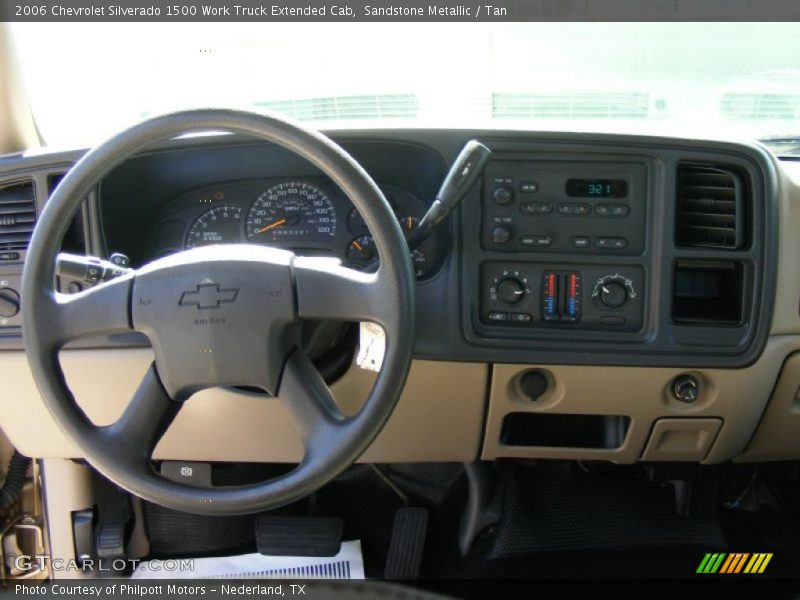 Sandstone Metallic / Tan 2006 Chevrolet Silverado 1500 Work Truck Extended Cab