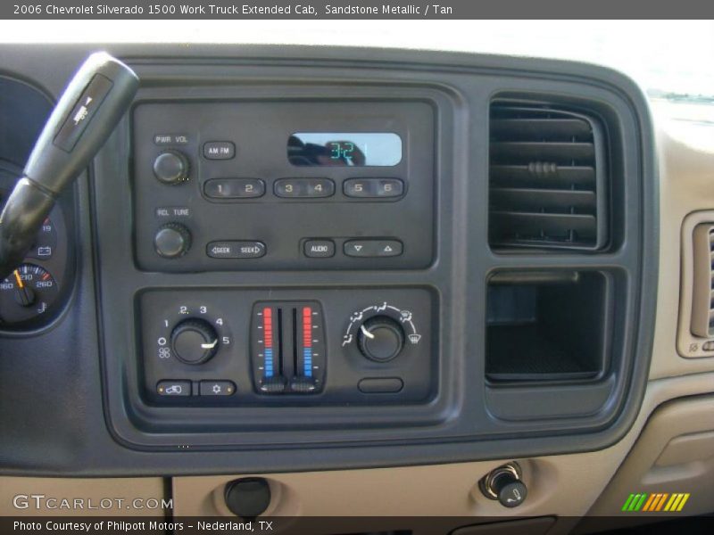 Sandstone Metallic / Tan 2006 Chevrolet Silverado 1500 Work Truck Extended Cab