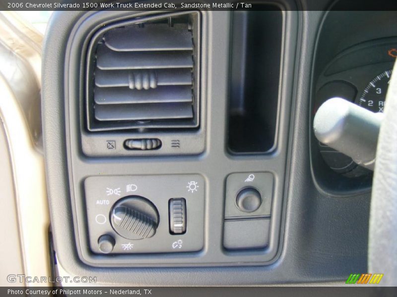 Sandstone Metallic / Tan 2006 Chevrolet Silverado 1500 Work Truck Extended Cab