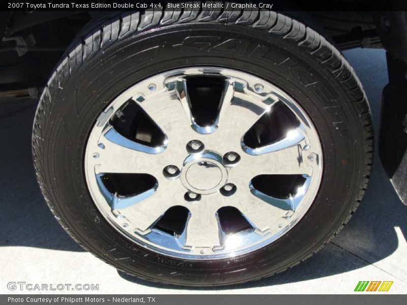 Blue Streak Metallic / Graphite Gray 2007 Toyota Tundra Texas Edition Double Cab 4x4