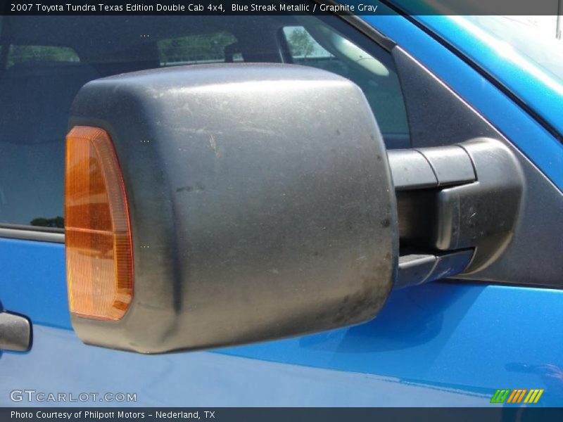 Blue Streak Metallic / Graphite Gray 2007 Toyota Tundra Texas Edition Double Cab 4x4