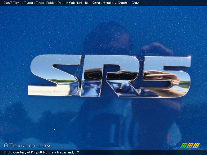 Blue Streak Metallic / Graphite Gray 2007 Toyota Tundra Texas Edition Double Cab 4x4