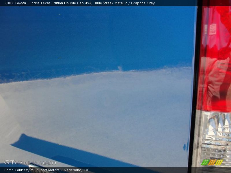Blue Streak Metallic / Graphite Gray 2007 Toyota Tundra Texas Edition Double Cab 4x4