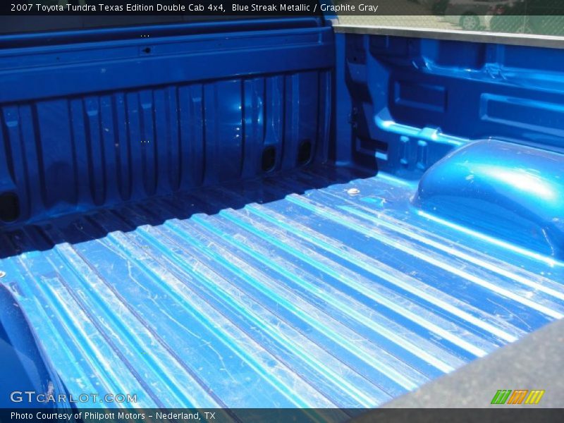 Blue Streak Metallic / Graphite Gray 2007 Toyota Tundra Texas Edition Double Cab 4x4