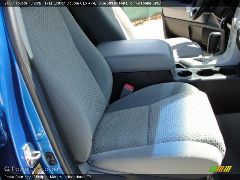 Blue Streak Metallic / Graphite Gray 2007 Toyota Tundra Texas Edition Double Cab 4x4
