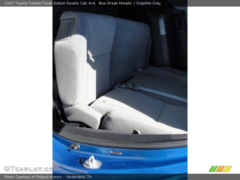 Blue Streak Metallic / Graphite Gray 2007 Toyota Tundra Texas Edition Double Cab 4x4