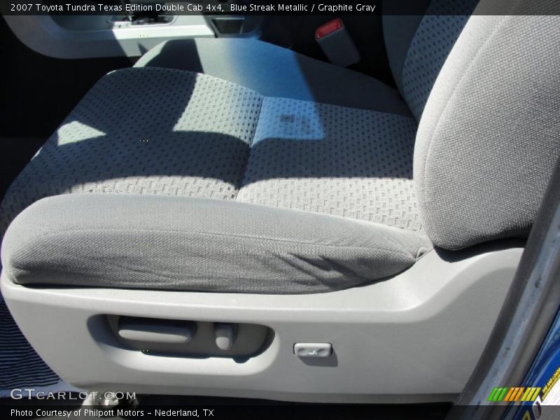 Blue Streak Metallic / Graphite Gray 2007 Toyota Tundra Texas Edition Double Cab 4x4