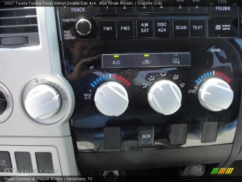 Blue Streak Metallic / Graphite Gray 2007 Toyota Tundra Texas Edition Double Cab 4x4