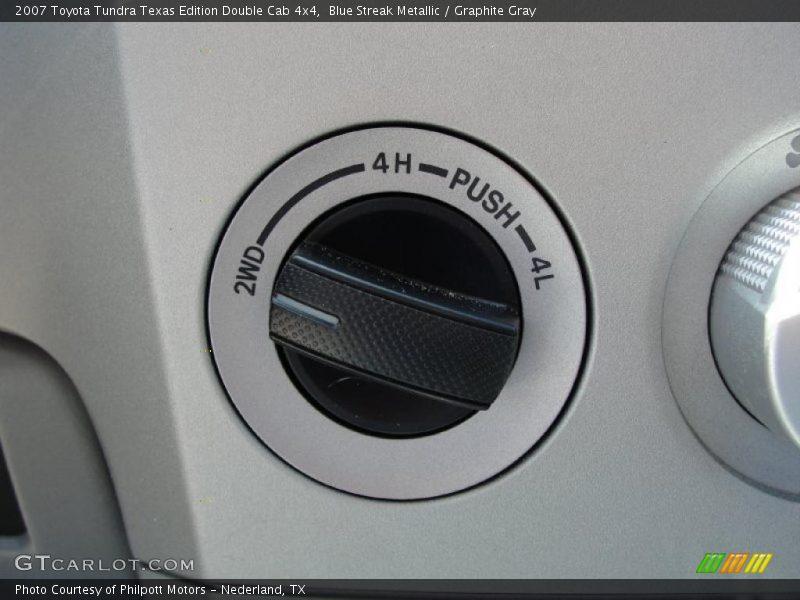 Blue Streak Metallic / Graphite Gray 2007 Toyota Tundra Texas Edition Double Cab 4x4