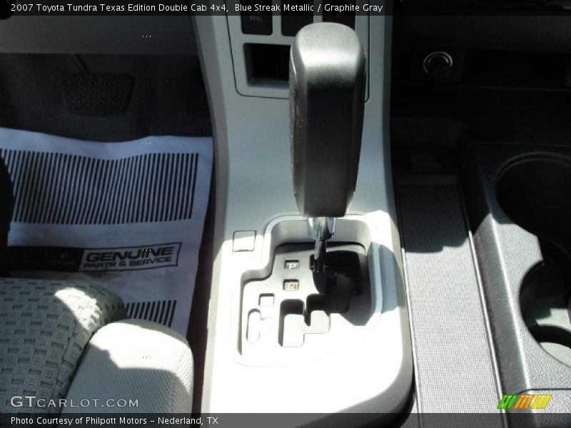 Blue Streak Metallic / Graphite Gray 2007 Toyota Tundra Texas Edition Double Cab 4x4