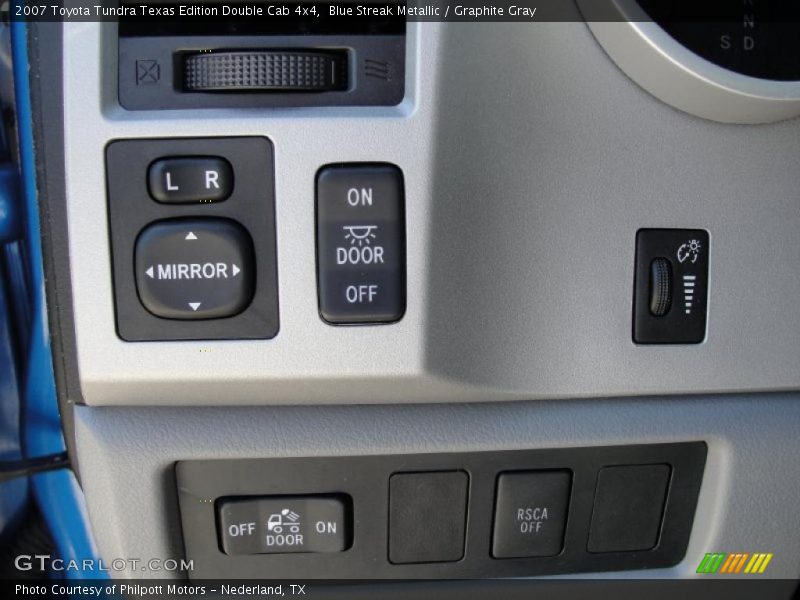 Blue Streak Metallic / Graphite Gray 2007 Toyota Tundra Texas Edition Double Cab 4x4