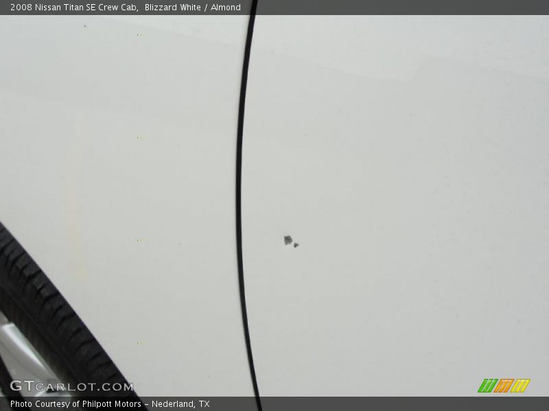Blizzard White / Almond 2008 Nissan Titan SE Crew Cab